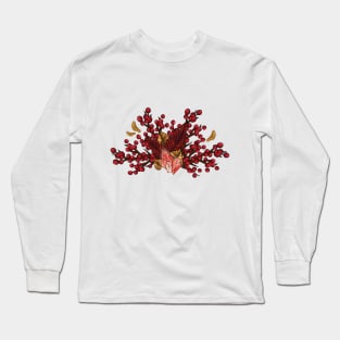 Crystal and leaves Long Sleeve T-Shirt